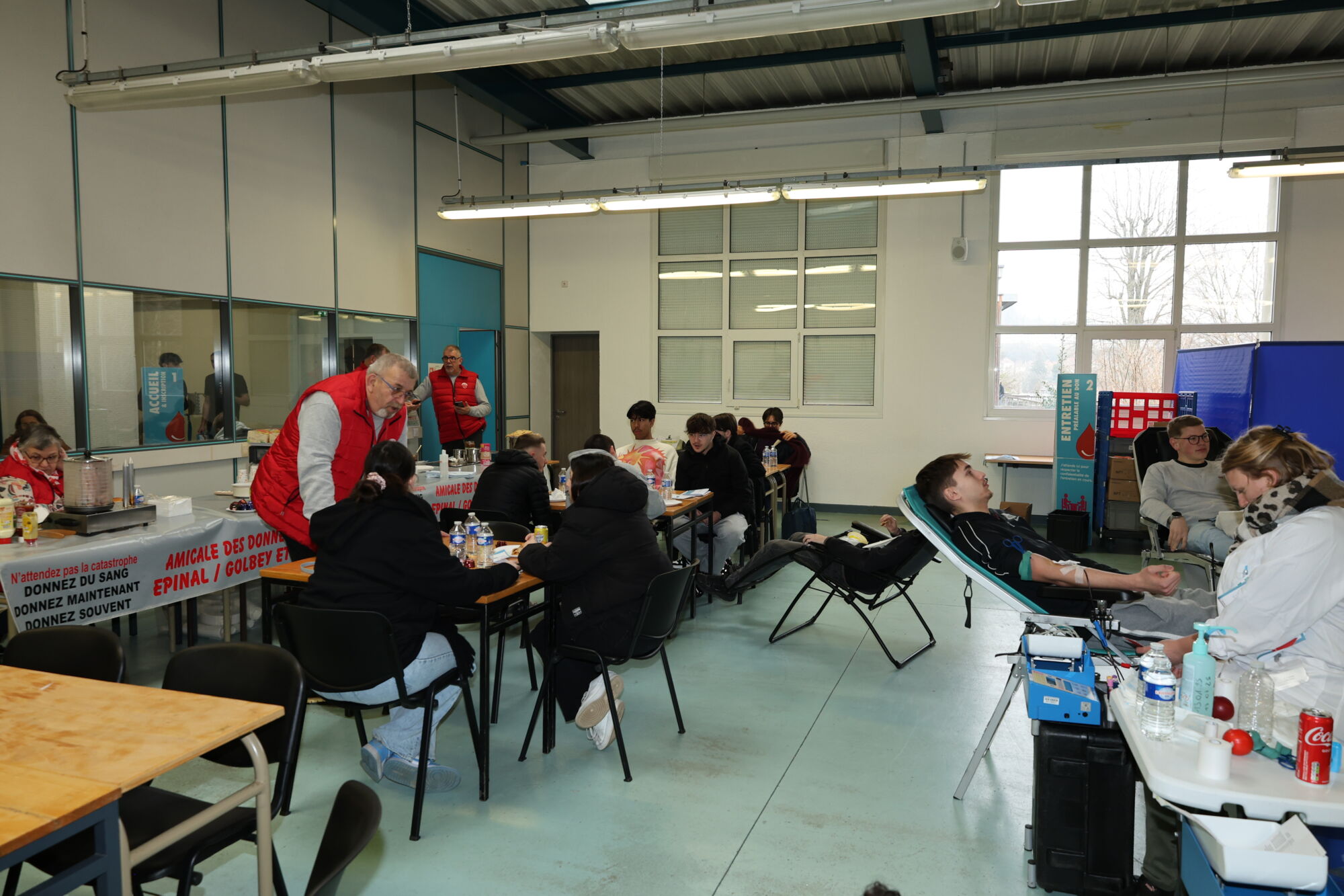 9E8A0575 | CAMPUS ST JO Succès de la collecte de sang au sein de notre établissement Charmes 1
