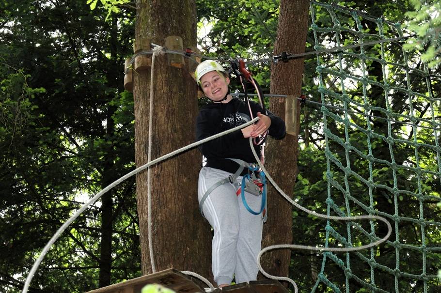 Après la pluie, l’aventure : les BTS relèvent le défi Spinaparc Rambervillers
